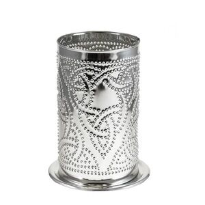 Pietersma Tinworks Pierced Tin Candle Shade in Celtic Trinity Knot Design
